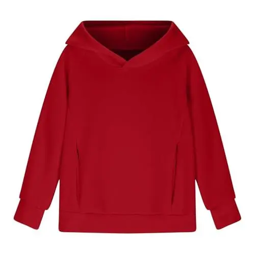 Produktbild: CUTeFiorino Langarmshirt Mädchen 98 Hoodies for Teen Girls Trendy Preppy Tween Girls Hooded Sweatshirt Long Sleeve Shirts Youth Cute Clothes with Pocket Sweater 152 (Hot Pink, 9-10 Years)