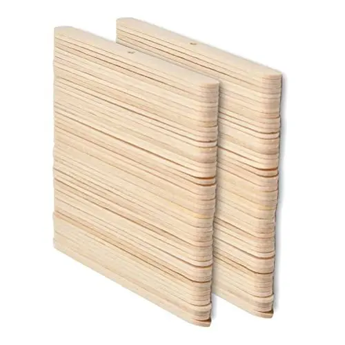 Produktbild: Cutefly Kerzendochthalter aus Holz, 200 Stück Kerzendochthalter Zentriergerät Dochthalter IY Candle Wick Holder für Candle Dicks Making Zubehör Candle Centering Tool für Candle Making DIY Crafts