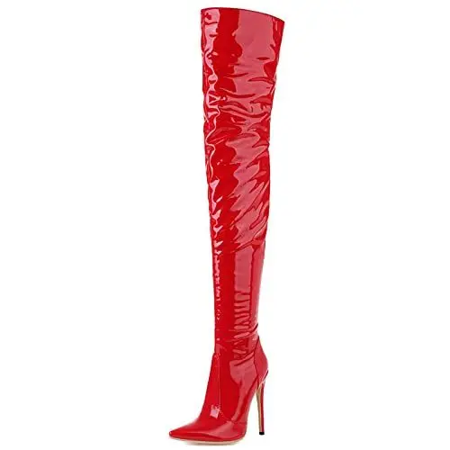 Produktbild: CUTEHEELS Overknee-Stiefel für Damen (Rot, 37)