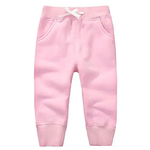 Produktbild: CuteOn Unisex Kinder Elastisch Taille Baumwolle Warm Hose Baby Trousers Unterteile Rosa 3Jahre