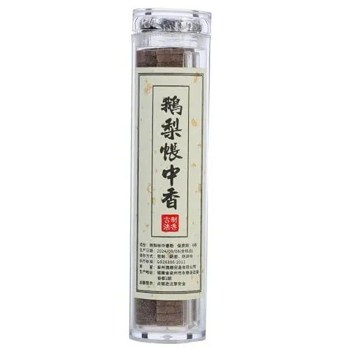 Produktbild: CVUTOVO 1Satz Agarwood Räucherstäbchen mit Halter Natürliche Duftnoten für Entspannung Meditation und Aromatherapie Stilvolles Design für Zuhause und Büro Langanhaltender Duft für Angenehme Atmosphäre