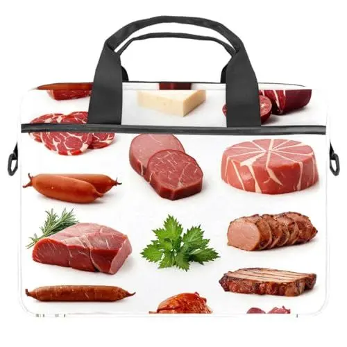 Produktbild: CWAGFEQZ Laptoptasche für Damen,Computertaschen für Damen,Laptoptasche für Herren,rosa essen chery fleisch