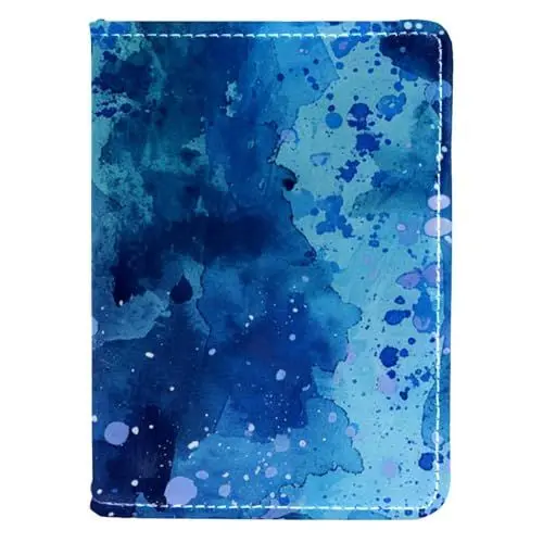 Produktbild: CWAGFEQZ Reisepasshülle,Reisebrieftasche,Reisepasshülle mit Impfkartenschlitz,Aquarellmalerei