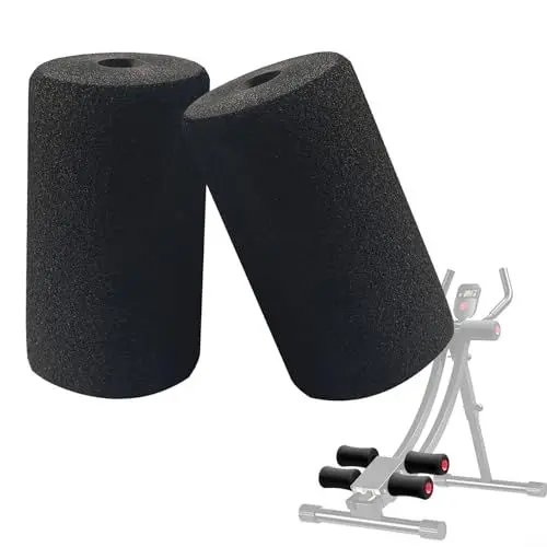 Produktbild: CWOQOCW 2 x Fußschaum für Pads, Pad-Rollen-Trainingshaken, Ersatzteile für Hantelbank und Beinverlängerung (2 Stück 160 mm)