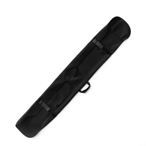 Produktbild: CWOQOCW Dehnbare Snowboardtasche Neopren Skitasche Elastische Abdeckung mit Griff schützt Ski vor Kratzern und Wasserschäden, Schwarz
