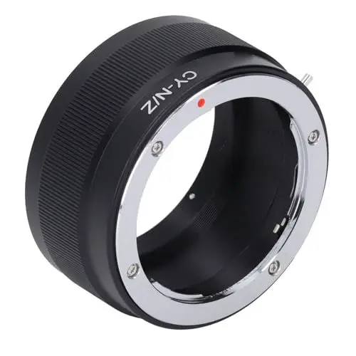 Produktbild: CY Objektiv Mount Adapter, Manueller Fokus Konverterring, Aluminiumlegierung, CY auf Z Objektiv Adapterring für Z30 Z50 Z6 Z7 Z6II Z7II Z8 Z9