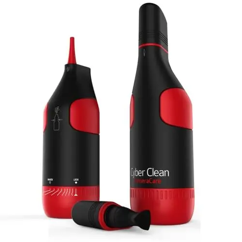Produktbild: CYBER CLEAN CameraCare Reinigungsset - All-in-one Kamera Reinigungs-Kit mit Original Cyber Clean Reinigungsknete 110g, Reinigungsstift, Reinigungspinsel und Blasebalg, Objektivreiniger im Geschenkset