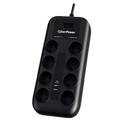 Produktbild: CyberPower Prof. 8xSchuko/2xUSB Überspannungsschutz P0820SUF0-DE