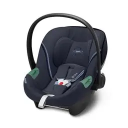 Produktbild: CYBEX Gold Babyschale Aton S2 i-Size, Ab Geburt bis ca. 24 Monate, Max. 13 kg, Inkl. Neugeboreneneinlage, SensorSafe kompatibel, Ocean Blue