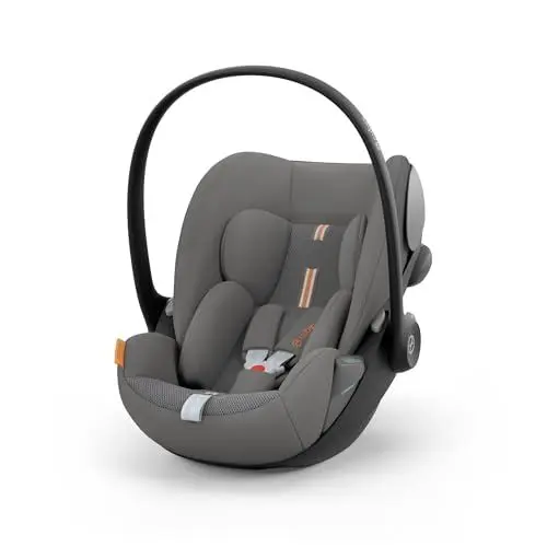 Produktbild: CYBEX Gold Babyschale Cloud G i-Size Plus, Inkl. Neugeboreneneinlage, Ab Geburt bis ca. 24 Monate, Für Kinder ab 40 cm bis 87 cm, Max. 13 kg, Lava Grey