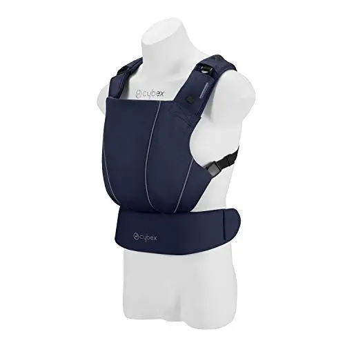Produktbild: CYBEX Gold Babytrage MAIRA.click, Ab Geburt bis ca. 2 Jahre (ca. 3,5 – 15 kg), 100% Baumwolle, Denim Blue