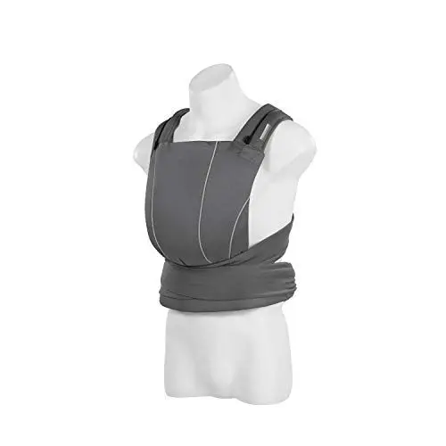 Produktbild: CYBEX Gold Babytrage MAIRA.tie, Ab Geburt bis ca. 2 Jahre (ca. 3,5 – 15 kg), 100% Baumwolle, Manhattan Grey