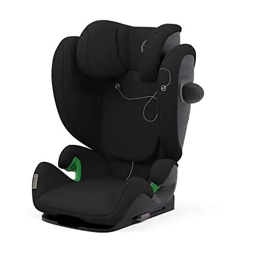 Produktbild: CYBEX Gold Kinder-Autositz Solution G i-Fix, Für Autos mit und ohne ISOFIX, Ab ca. 3 bis 12 Jahre (100 - 150 cm), Ab ca. 15 bis 50 kg, Moon Black
