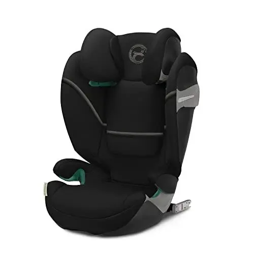 Produktbild: CYBEX Gold Kindersitz Solution S2 i-Fix, Für Autos mit und ohne ISOFIX, 100 - 150 cm, Ab ca. 3 bis 12 Jahre (15 - 50 kg), Moon Black