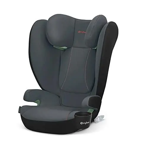 Produktbild: CYBEX Silver Autositz Solution B2 i-Fix, Inkl. Getränkehalter, Für Autos mit und ohne ISOFIX, Ab ca. 15-50 kg, Ab ca. 3 bis 12 Jahre, Steel Grey (Grau)