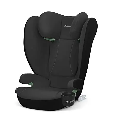 Produktbild: CYBEX Silver Autositz Solution B2 i-Fix, Inkl. Getränkehalter, Für Autos mit und ohne ISOFIX, Ab ca. 15-50 kg, Ab ca. 3 bis 12 Jahre, Volcano Black (Schwarz)