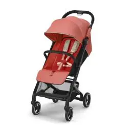 Produktbild: Cybex Gold Kinderwagen Beezy mit One-Pull Harness, Ab Geburt bis ca. 4 Jahre (max. 22 kg), Kompakt und ergonomisch, Hibiscus Red (Rot)