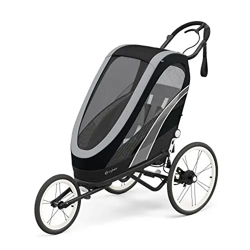 Produktbild: Cybex Multisport-Anhänger ZENO, One Box mit Rahmen und Sitzpaket, Von ca. 6 Monaten - ca. 4 Jahre, Max. 111 cm und 22 kg, 4-in-1 Sportwagen, Black/All Black