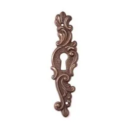 Produktbild: cyclingcolors Antik möbel beschlag schlüsselschild möbelschild schlüsselblende messing bronze antik 22 x 85 mm