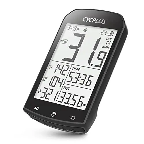 Produktbild: CYCPLUS GPS Fahrradcomputer Kabellos, wasserdichte Fahrrad Tachometer und Kilometerzähler, ANT+ Drahtloser Fahrrad Tacho mit zahlreichen Funktionen, 2,9 Zoll LCD mit Hintergrundbeleuchtung