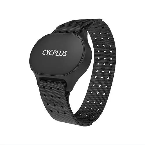 Produktbild: CYCPLUS Herzfrequenzmesser Armband, Bluetooth 5.1 ANT+ HR Monitor mit HR Zone LED Anzeige, IP67 Wasserdicht, Verwendung für Laufen Radfahren Fitness und andere Sportarten