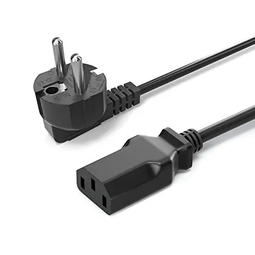 Produktbild: CYD 3-poliges Netzkabel IEC C13 (3,9 Fuß) für Kaltgerätekabel Netzkabel auf Kaltgerätekupplung PC Computer PC, Monitor, Drucker PS3 / PS4 Drucker Beamer HP Dell Toshiba Sony ASUS Lenovo ACER Samsung