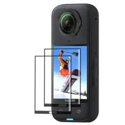 Produktbild: CYNOVA Insta 360 X4 Displayschutz Gehärteter Film 2-Pack, Kamera Zubehör für Insta360 X4 Displayschutz, 9h Härte Kratzfest, Anti-Fingerabdruck Blase frei
