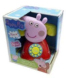 Produktbild: Peppa Pig Peppa Pig Spielzeug-Telefon für Kinder, offizielles Peppa Big, Rosa und Rot, Batterien enthalten (CyP Brands)