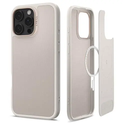 Produktbild: CYRILL von Spigen Kajuk Mag Hülle Kompatibel mit iPhone 16 Pro Max (2024) - Cream