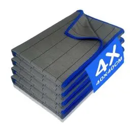 Produktbild: CZandCZ 4X Fensterputztücher, Mikrofasertücher 40x40cm, Carbon Tücher,Fenstertuch Streifenfrei, Mikrofaser Putztücher, Reinigungstücher,für Fenster,Spiegel,Edelstahl Polieren verwendet,400GSM