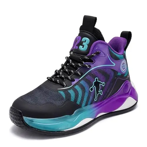 Produktbild: CZHIHANEG Basketballschuhe für Jungen Sportschuhe für Kinder Basketballschuhe für Mädchen Basketballtrainer Komfort Tennis Laufschuhe