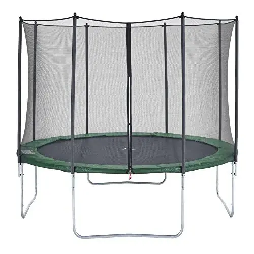 Produktbild: CZON SPORTS Gartentrampolin Ø360 cm mit Sicherheitsnetz, grün|trampolin|trampolin outdoor