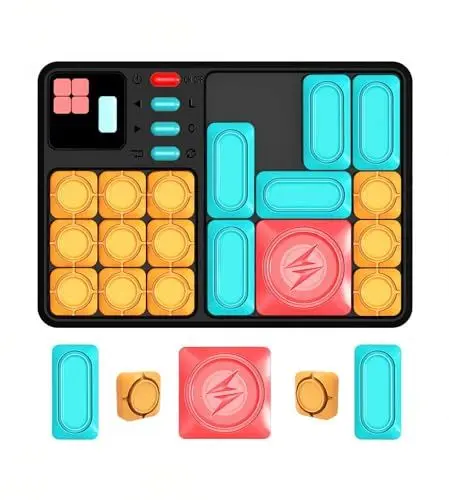 Produktbild: CZT Super-Labyrinth-Spiel Block-Puzzle-Spielekonsole Tragbares Handheld Taschenspielautomat Puzzle-Fluchtspiel Elektronisches Spielzeug Eltern-Kind-Interaktion Geschenke für Kinder/Erwachsene/Ältere