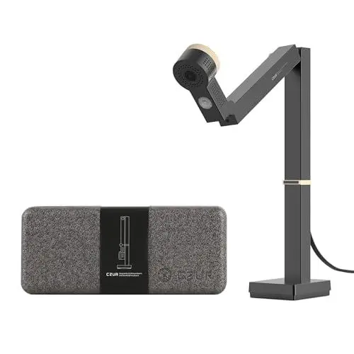 Produktbild: CZUR Fancy S Pro 4K USB-Dokumentenkamera & 12MP Webcam mit LED-Licht und Mikrofon, bis zu 60 fps, Autofokus, für Fernunterricht, Live-Streaming, Webkonferenz, für Mac und Windows