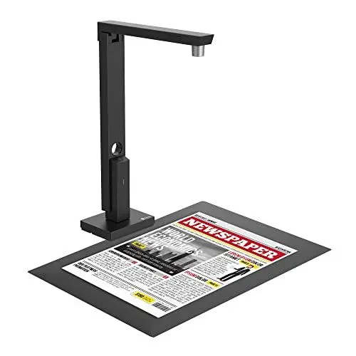 Produktbild: CZUR Lens Pro 8MP USB-DocumentenKamera und Visualizer, Faltbarer Dokumentenscanner mit OCR, Mobiler A4 Scanner, Visualisierer für MacOS Windows, für Zoom Skype Google Meet Microsoft Teams