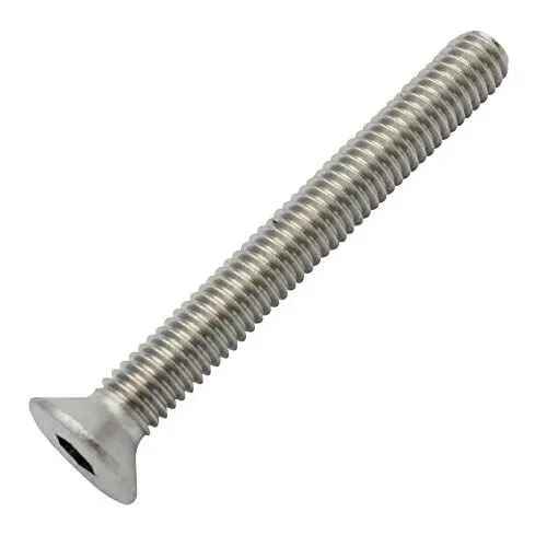 Produktbild: D2D | VPE: 20 Stück - Senkschrauben mit Innensechskant (ISK) M4x30 - DIN 7991 / ISO 10642 - aus rostfreiem Edelstahl A2 V2A - Senkkopfschrauben