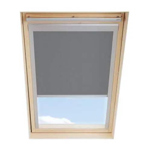 Produktbild: Dachfenster Verdunkelungsrollo kompatibel mit VELUX, Grau, für GGL M06, GGL 306, GGU M06, GHL M06, GHU M06, GPL M06, GPL 306, GPU M06