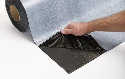 Produktbild: Dachfolie selbstklebend aus EPDM Folie selbstklebend EPDM Dachfolie für Carport & Gartenhaus - 0.8mm Stärke, 1,5m x 4m | Alternative zu Dachpappe