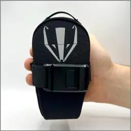 Produktbild: DACHS Mini Sattel-Tasche mit Magnetclip & Lichthalter - Kompakte, leichte Fahrrad-Untersitz-Tasche - 13x7x5cm, 60g