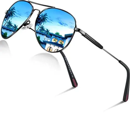 Produktbild: DADA-PRO Sonnenbrille Herren Pilot Blau