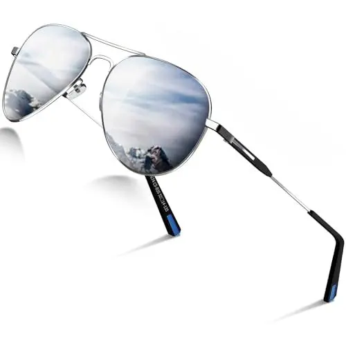 Produktbild: DADA-PRO Sonnenbrille Herren Pilot Silber