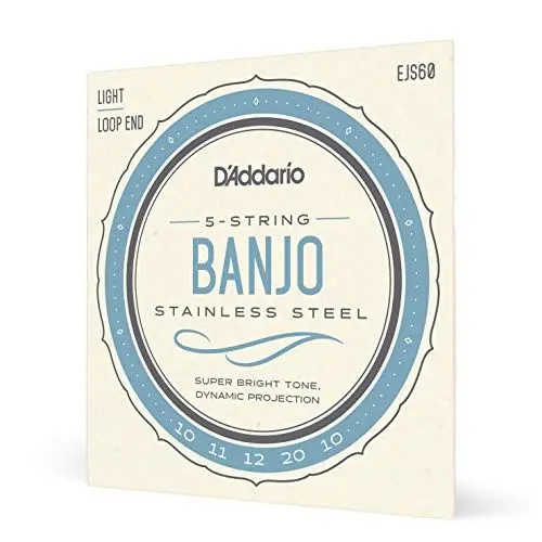 Produktbild: D'Addario EJS60 Banjo 5-Saiter Satz Loop End/Light
