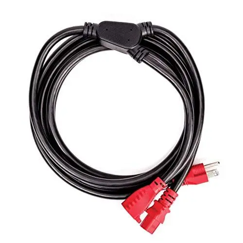 Produktbild: D'Addario Netzkabel+ mit IEC- und NEMA-Stecker, 3 m (Nordamerika), von D'Addario
