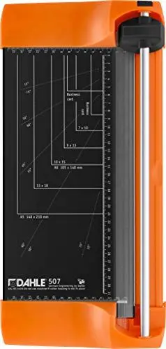 Produktbild: Dahle 507 Papierschneider (8 Blatt Schneidleistung, Bis DIN A4) funny orange