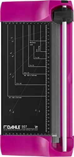 Produktbild: Dahle 507 Papierschneider (8 Blatt Schneidleistung, Bis DIN A4) happy rosa