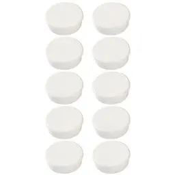 Produktbild: Dahle 95538 Magnete (Durchmesser 38 mm) 10 Stück, weiß