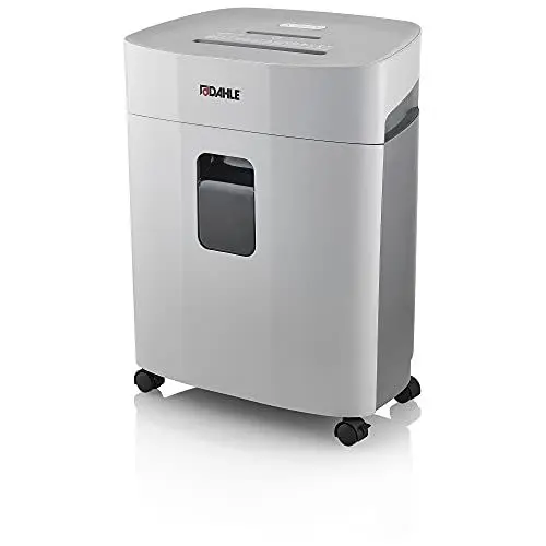 Produktbild: Dahle PaperSAFE PS 240 Aktenvernichter (10 Blatt, Sicherheitsstufe P4, Partikelschnitt, öl- und wartungsfrei, 25 Liter) grau