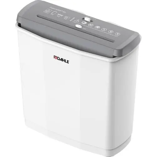 Produktbild: Dahle PaperSAFE PS 60 Aktenvernichter (6 Blatt, Sicherheitsstufe P2, Streifenschnitt, öl- und wartungsfrei, 11 Liter) grau