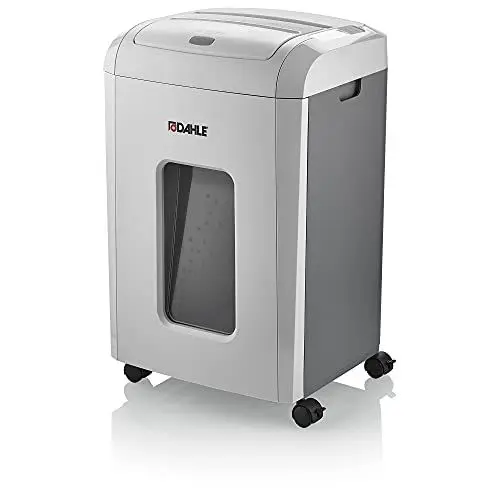 Produktbild: Dahle ShredMATIC 150 Aktenvernichter Autofeed (150 Blatt, P-4, Partikelschnitt, öl- und wartungsfrei, Automatischer Papiereinzug) lichtgrau/staubgrau