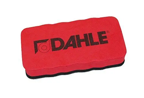 Produktbild: Dahle Whiteboard Schwamm (Magnetischer Wischer für Trockenreinigung auf vielen Oberflächen) rot, 1 Stück